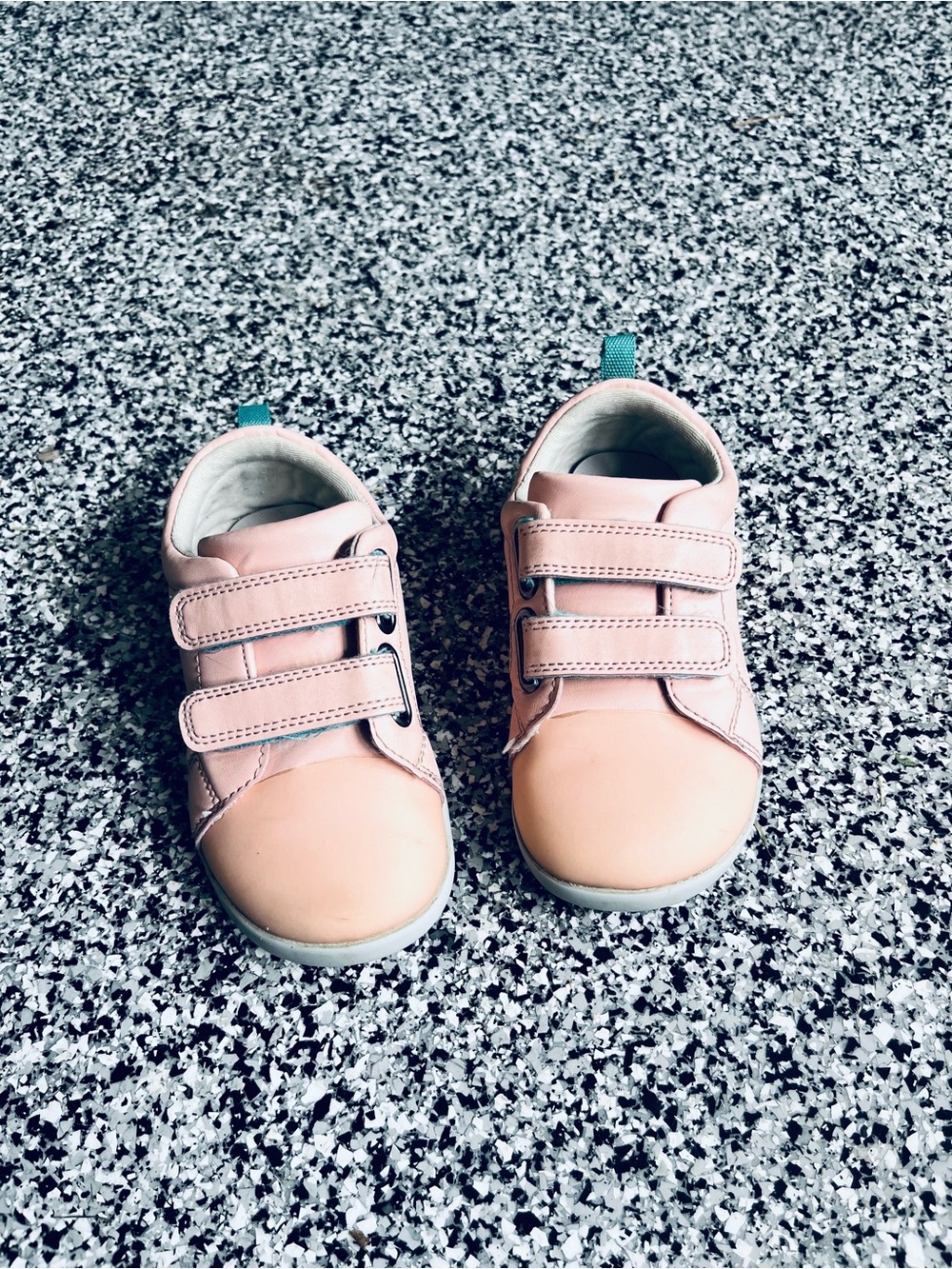 Ten Little Toddler blush Pink Double-Strap Sneakers
